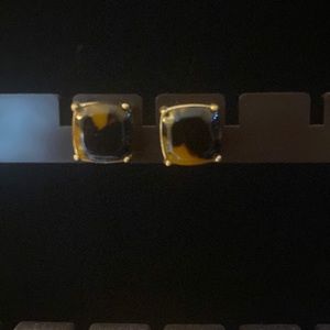 Black and cream Kate spade earrings